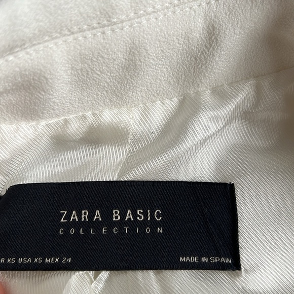 New Zara coat made in Spain, lapel collars, padded shoulders gorgeous sleeves - Picture 10 of 12